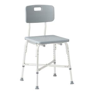 Medline Heavy Duty Shower Chair with Back, Bariatric Bath Chair, Supports up to 650 lbs