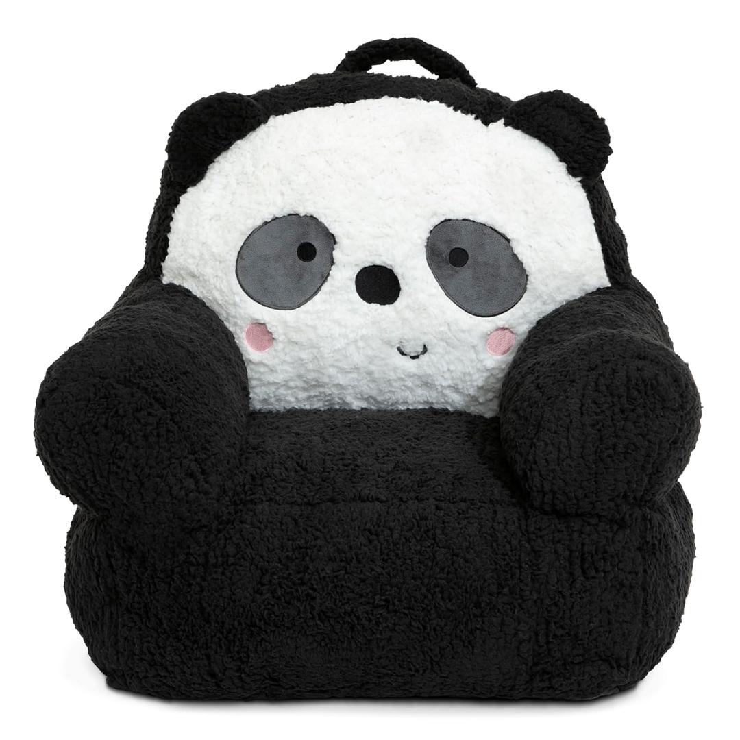 Delta Children Panda Cozee Buddy Chair, Black/White