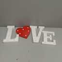 1set Creative Led Love Letter Decorative Light for Valentine Day Romantic for Parties Weddings and Indoor Decorations Unique Design Flat Base for Giving