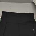 Modern Black Table Runner, Elegant Hemstitch Black Dresser Cover for Bedroom or Dining, Perfect for Special Occasions, Machine Washable (14 x 108 Inches Long)