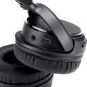 Amazon Basics Bluetooth On-Ear Headphones Wireless with Microphone, Deep Bass, 35 Hour Playtime, Foldable, Collapsible, Portable Travel Friendly, Black