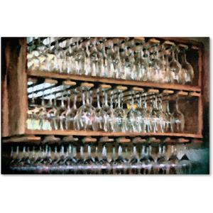 Trademark Fine Art Drinks on The House Artwork by Lois Bryan V5 (32L" x 22W")