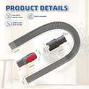 ForDyson Gen5 V15 V12 V8 V11 V10 V7 Attachments Kit - All Attachments, Dryer Nozzle, Extension Hose, Crevice Tool, Mattress Brush, Dust Brush, Stiff Brush, Lint & Wrinkle Tool