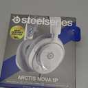 SteelSeries Arctis Nova 1P Multi-System Gaming Headset  Hi-Fi Drivers  360 Spatial Audio  Comfort Design  Durable  Lightweight  Noise-Cancelling Mic  PS5/PS4, PC, Xbox, Switch - White