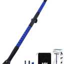 E-SDS 59 Car Snow Brush Ice Scraper Bendable Snow Scraper for Cars with Silicone Brush, Extendable Snow Removal Tool for Car, Truck, SUV