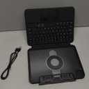 BLOSOMEET Magnetic iPad Pro 11 Inch (M5 2025 / M4 2024) Case with Keyboard, Clear Splitfolio Detachable Cover, Up-Down Liftable, Adjustable Stand, 7-Color Backlit, Multi-Touch Trackpad, Black