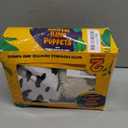 Animal Hand Puppets Set for Kids & Adults - 12.5" Premium Quality Soft Plush Toys with Movable Mouths - Perfect for Storytelling, Teaching, Preschool, Role-Play - Durable, Vibrant, Educational Puppets (Cow and Sheep)