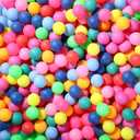 Geosar 1000 Pack Colored Balls Bulk 40 mm Plastic Entertainment Table Tennis Balls for Table Game and Advertising DIY Craft Graduation Party Favor Decors
