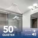 Broan-Nutone Bathroom Exhaust Fan, 50 CFM Modern Grille, Energy Star Fan, 2.0 Sones