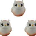 XGNG 50pcs Owl Mini Ornament Microlandscape Creative Cartoon Landscaping Resin Statue Fairy Garden Plants Decoration and Car Accessories