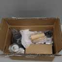 Black Battery Operated Wall Sconce Set of Two, Easy to Install Wireless Lights for Wall, Remote Control Dimmable LED Lights, Auto Timer Wall Lamp Fixtures for Bedroom, Gallery, Living Room, RV