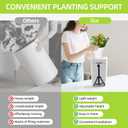 1PCS Adjustable Planter Inserts Plant risers,Tall Tapered Plant Riser Fill BottomPlanter Fillers for Large PotsIndoor and Outdoor 12-21" Rise4-12" Top