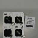 Dual-System Compatible Bluetooth Tracker for iOS or Android Key Finder, Item Locator, Smart Luggage Tracker, Pet Tracker Works with Apple Find My or Google Find Hub IP67 Waterproof Rating (4-Pack)