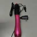 Aima Beauty One Step Hair Dryer & Volumizing Hot Air Brush, Ceramic Straightener Brush, Curler & Hot Comb 4 in 1 Salon Ionic Hair Brush, Rose Pink