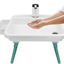 Portable Camping Sink & Lightweight Hand Wash Station - No Plumbing Needed, Electric Water Pump, One-Click Operation, Easy Setup for RV, Backyard, Pottery Studio, Kids' Activities, Large
