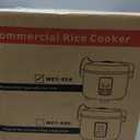 Commercial Rice Cooker & Warmer 8.17Qt/40 Cups (Cooked Rice) |Large Rice Cooker | 40 mins Fast Cook Rice Cooker for Restaurant | Auto Keep Warm |Easy Clean