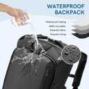 Kingsons Travel Backpack for Men Women Carry on Backpack Waterproof Lightweight Hiking Backpacks with Multi-Pockets, Large Capacity Casual Daypack 15.6inch Laptop Backpacks for Travel Business Flight