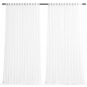Dreaming Casa White Sheer Curtains 96 Inches Long, Rod Pocket & Back Tab Light Filtering Textured Sheers for Living Room Bedroom, 2 Panels, Each 100" W x 96" L