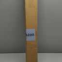 LazBlinds No Tools No Drill Cordless Bamboo Roman Shades, Light Filtering Window Treatment, Roll Up Bamboo Blinds for Window 32'' W x 64'' H, Ceylon Vintage White