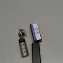 Diamond Coated Finger Bit, 1" Tile Milling Bit to Enlarge Polish Shape Holes on Porcelain Ceramic Marble Granite Tile Countertop, with 5/8-11 Thread to 3/8" Hex Shank Adapter, Diameter 25mm