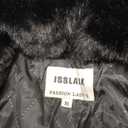 Women's Cropped Faux Fur Jacket with Hidden Pockets and Buttons Plush Shawl Collar Cardigan Sexy Coat, XL