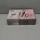 Shark Flex Fusion Hair Straightener & Powerful Hair Dryer with Fusion Hair Brush, Air Styler with Auto-Wrap Hair Curlers, Concentrator, & Frizz Fighter, Metallic Mist, HD651S