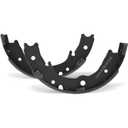 BOSCH BS933 Blue Parking Brake Shoe Set - Compatible With Select Buick Enclave; Cadillac XTS; Chevrolet Traverse; GMC Acadia; Saturn Outlook