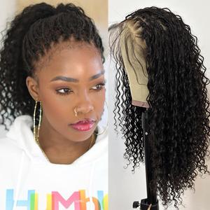 Boho Box Braids Wig Full Lace Braided Wig Human Hair Square Parted Knotless Pre Pluched With Baby Hair Braided Wigs for Black Women(18 inch) (Natural Color)
