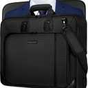 Noozion Garment Bag for Travel, Large Carry On Suit Bag for Business Up to 3 Suits, Wrinkle Free Garment Bag for Hanging Clothes with Shoulder Strap, Laptop Compartment, and Wet-Dry Pocket, Large
