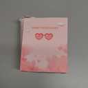 16 Pairs Heart Shaped Sunglasses Candy Color Rimless Fun Heart Glasses for Women Party Favors (Pink)