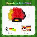 2026 World Cup Flag-Colored Wig Set