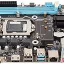 ASHATA H81 Motherboard MATX, for LGA 1150, Supports Core I3 i5 i7, for E3 V3,for G Processors, Channel DDR3 (1600MHz), 1 X PCIe X16, NVMe NGFF, SATA 6Gb s