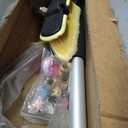 Pressure Washer Extension Wand, 4 FT Telescoping, 7 Spray Nozzles, Gutter Cleaner with Brush Head, 2 x 48 x 4 inches