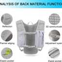 INOXTO Running Hydration Vest Backpack,Lightweight Insulated Pack with 1.5L Water Bladder Bag Daypack for Hiking Trail Running Cycling Race Marathon for Women Men