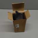 Redfly 2 Pack Silicone Air Fryer Liners, Square Reusable Non-Stick Basket Inserts for 4-5 QT Air Fryers, Dishwasher Safe Parchment Paper Replacement Accessories Gray & Black