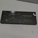 MZOO Luxury Sleep Eye Mask for Side Sleeper Men Women, Zero Eye Pressure 3D Sleeping Mask, Light Blocking Patented Design Night Blindfold, Soft Eye Shade Cover for Travel, Black