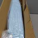 ELNIDO QUEEN Fluffy Comforter Set Queen, Light Blue Winter Fleece Comforter Ultra Soft & Extra Pluffy Plush Comforter Set, Cozy Fuzzy Bed Comforter 3 Pieces (1Comforter, 2 Pillowcases),92x88 inch