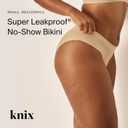 Super Leakproof No-Show Bikini (Medium, Warm Sand)