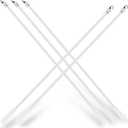 JUYO VONSAN 5pcs Curtain Pull Wand Blinds Wand Fiberglass Vertical Blinds Replacement Parts Blind Tilt Wand (5, 45 Inch in Length)