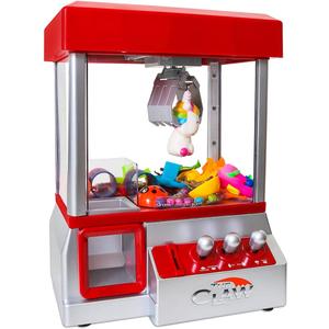Bundaloo Claw Machine Arcade Game with Sound, Cool Fun Mini Candy Grabber Prize Dispenser Vending Toy for Kids, Boys & Girls