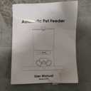 Automatic Cat Feeders for Two Cats, 5L/20 Cups Double Automatic Cat Food Dispenser with 2 Stainless Bowls, Timer Setting 20 Portions 6 Meals Per Day, 10s Meal Call, Pet Feeder for Dog (Black, 5L)
