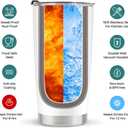 52nd Birthday Gifts for Women Her, 1974 52nd Birthday Decorations for Woman, 52 Year Old Gifts For Women, Mom, Wife, Sister, Friend, 20 oz Stainless Steel Vacuum Insulated Tumbler