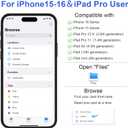 SD Card Reader, USB 3.0 Type C High Speed to SD/TF Card Adapter for iPhone 17/16/15 Pro Max Memory Card Reader with SD MicroSD USB 3 Port for Mac/iPad/MacBook Pro/Air Android Phone Tablet (TerraCotta)