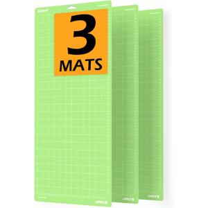 XINART Cutting Mats for Cricut Maker 3/Maker/Explore 3/Air 2,12x24 Inch Green StandardGrip Quilting Replacement Cut Mat Compitable with Cricut Machines, Standard Adhesive