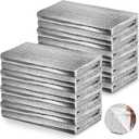 16 Pack 24'' x 48'' Self-Adhesive 2 Car Garage Door Insulation Panels Kit Bulk 0.2' Thick Double Bubble Insulation Set with Adhesive Backing Reflective Aluminum Sheet Radiant Barrier for Attic Wall