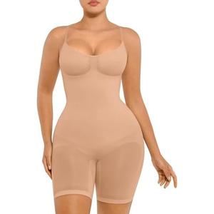 FeelinGirl Shapewear Bodysuit Tummy Control Seamless Sculpting Hip Enhancer Body Shaper for Women XL