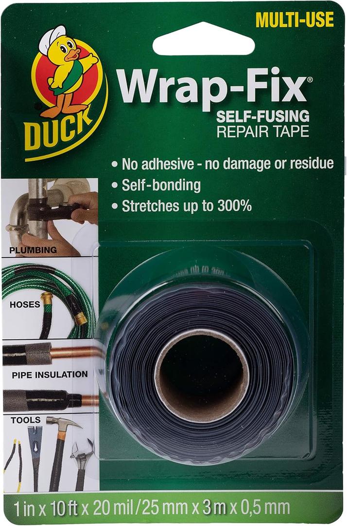 Duck Tape Wrap-Fix Self-Fusing Repair Tape 25mm x 3m