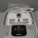 HOSPAN Collapsible Foot Spa with Heat, Bubble, Red Light, and Temperature Control, Foot Bath Massager with 8 Shiatsu Massage Rollers, Pedicure Foot Spa for Relaxation and Stress Relief (Gray)