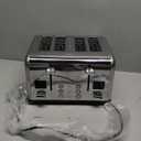 Toaster 4 Slice Retro Stainless Steel,Best Prime 4 Slice Toaster Wide Solt with 7 Shade Settings, Perfect for Waffles, Bagels and More Lainsten T-527