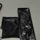 MZOO Luxury Sleep Eye Mask for Side Sleeper Men Women, Zero Eye Pressure 3D Sleeping Mask, Light Blocking Patented Design Night Blindfold, Soft Eye Shade Cover for Travel, Black